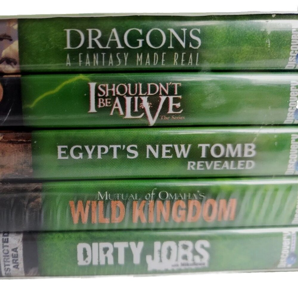 Discovery Channel 5 DVD Set Documentary Dragons Wild Animal Kingdom Vol 3 2006
